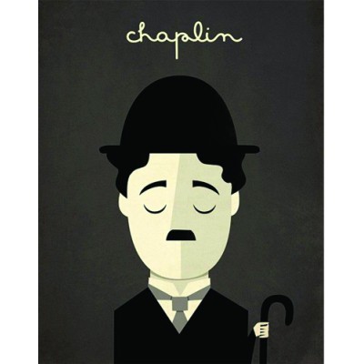 Placa Decorativa Chaplin - Mod.01